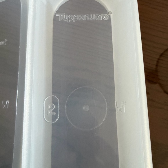 Tupperware 3 Pieces Set Black and White Kitchen Storage Container - Picture 11 of 11